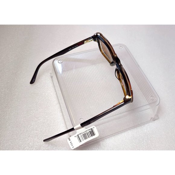 Brown Amber EasyClip Polarized Eyeglasses Matte Shiny Unisex Small 50-17-135 NWT - Picture 9 of 12